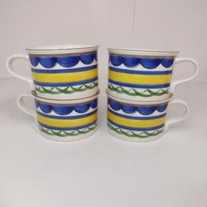 MIKASA in taglio CAA81 ALGARVE  set of 4 té/ coffee cups